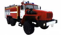 Изображение автоцистерна пожарная ац 8,0-40 (урал 5557)